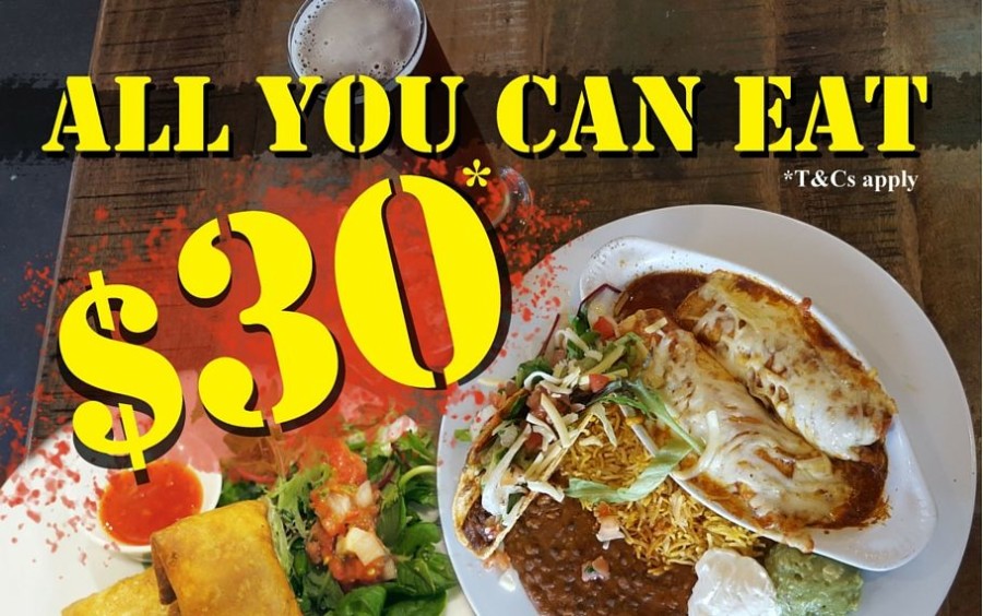Monday Night All-You-Can-Eat IndiMex Sampler Deal!